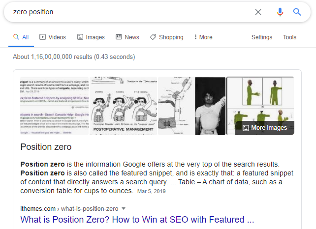 featured snippet